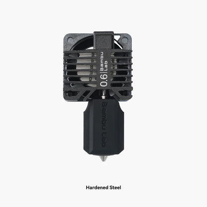 HOTEND ENSAMBLADO DE ACERO ENDURECIDO 0.6 SERIE X1 BAMBU LAB
