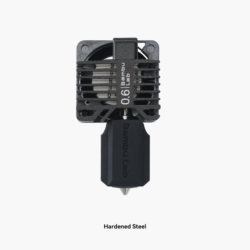 HOTEND ENSAMBLADO DE ACERO ENDURECIDO 0.6 SERIE P1 BAMBU LAB