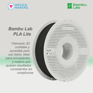 Pack Master: 10 Filamentos Bambu Lab PLA Lite Bobina Reutilizable – Color Blanco y Negro