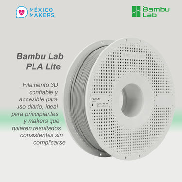 Pack Master De 10 Filamentos Pla Lite Carrete Reutilizable Bambu Lab Colores Variados
