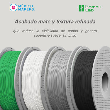 Pack Master De 10 Filamentos Pla Lite Carrete Reutilizable Bambu Lab Colores Variados
