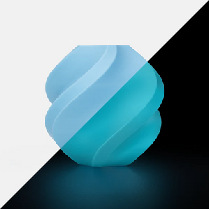 FILAMENTO BAMBU LAB PLA GLOW AZUL BRILLANTE PARA IMPRESORA 3D