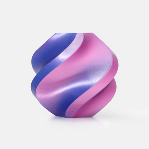 FILAMENTO BAMBU LAB PLA SILK NEON CITY (AZUL MAGENTA) PARA IMPRESORA 3D
