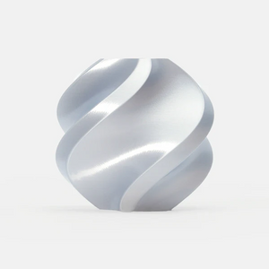 FILAMENTO BAMBU LAB PLA SILK PLATA PARA IMPRESORA 3D
