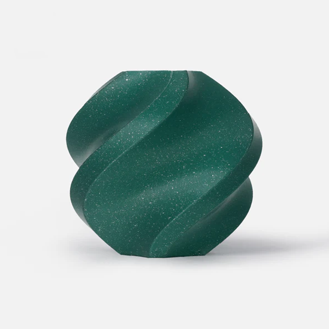 FILAMENTO BAMBU LAB PLA SPARKLE PINO VERDE BRILLANTE PARA IMPRESORA 3D