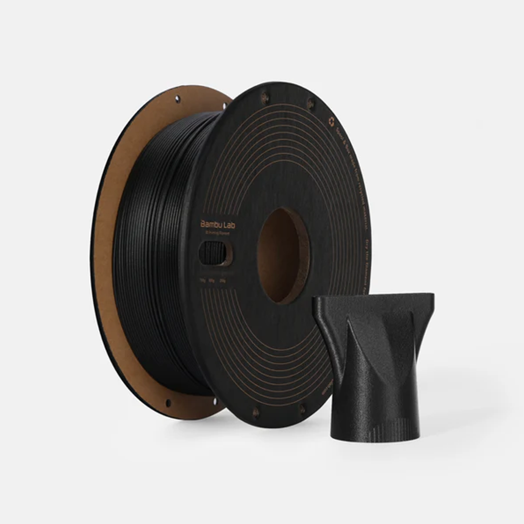 FILAMENTO BAMBU LAB PPA CF NEGRO PARA IMPRESORA 3D