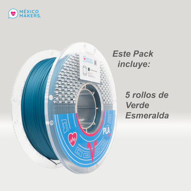 Pack Master De 50 Filamentos Pla Pro Mexico Makers Colores Variados