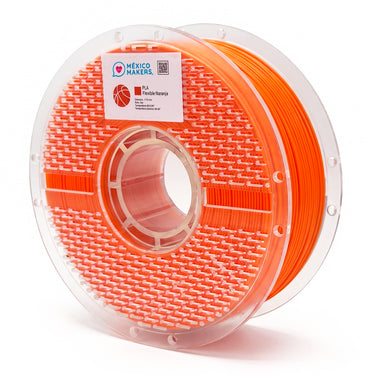Filamento Pla Flexible Naranja
