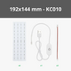 Kit de Placa de Retroiluminación LED para Litofanías (4 Piezas) - KC010