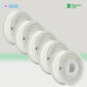 Pack Master 5 Filamentos Bambu Lab Pla Lite Con Bobina Reutilizable Blanco