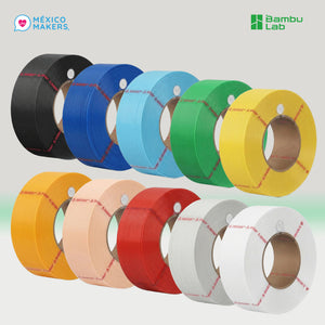 Pack Master: 10 Filamentos Bambu Lab PLA Lite REFILL – Colores Variados