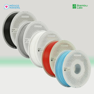 Pack Master: 5 Filamentos Bambu Lab PLA Lite Bobina Reutilizable – Colores Variados