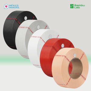 Pack Master: 5 Filamentos Bambu Lab PLA Lite REFILL – Colores Variados