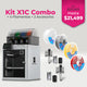 Kit Pro Bambu Lab X1C Combo + Pack De 4 Filamentos Pla Pro + 2 Accesorios Para X Series