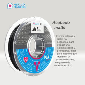 Pack Master: 5 Filamentos PLA Matte México Makers – Colores Variados