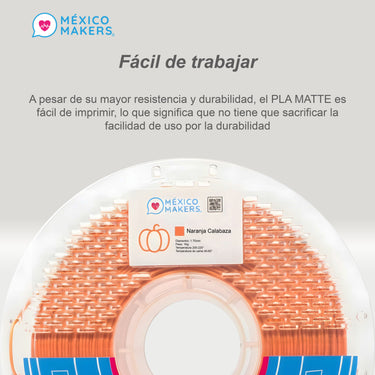 Pack Master De 5 Filamentos Pla Matte Mexico Makers Colores Variados