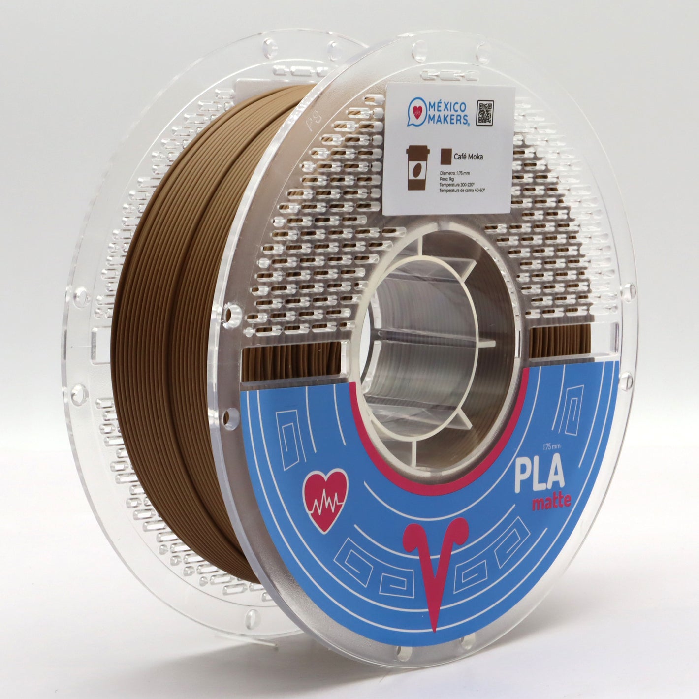 FILAMENTO PLA MATTE CAFE MOKA PARA IMPRESORA 3D
