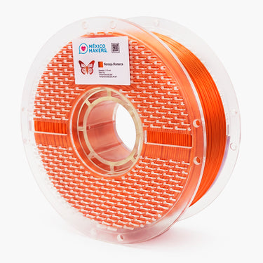 Filamento Pla Silk Naranja Monarca