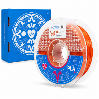 Filamento Pla Silk Naranja Monarca