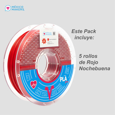 Pack Master De 50 Filamentos Pla Pro Mexico Makers Colores Variados
