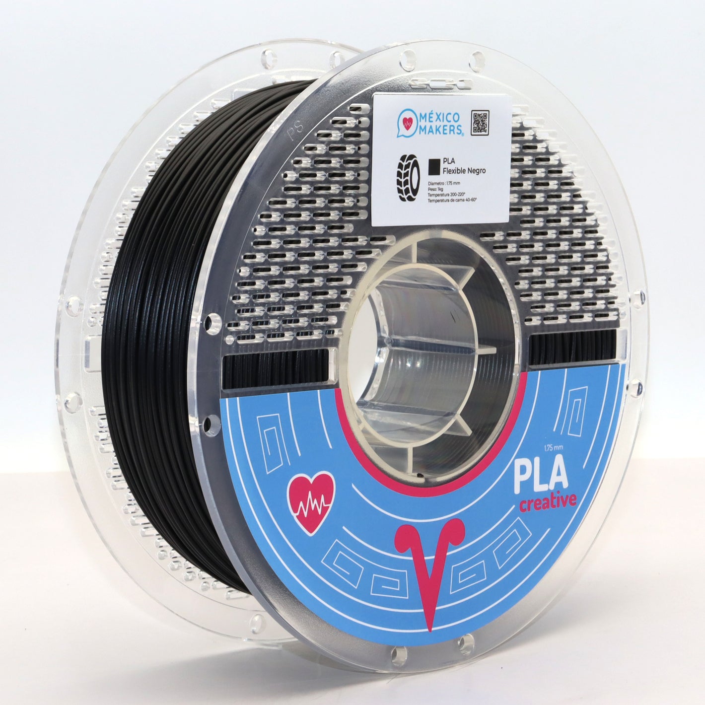 FILAMENTO FLEXIBLE+ NEGRO PARA IMPRESORA 3D
