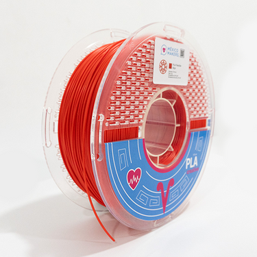 Filamento Pla Flexible Rojo