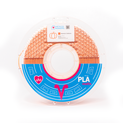 FILAMENTO PLA MATTE NARANJA CALABAZA PARA IMPRESORAS 3D
