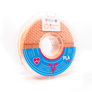 Filamento Pla Matte Naranja Calabaza